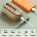 Brosse Vapeur Électrique 3-en-1 — Démêlage, Massage, Anti-Poils