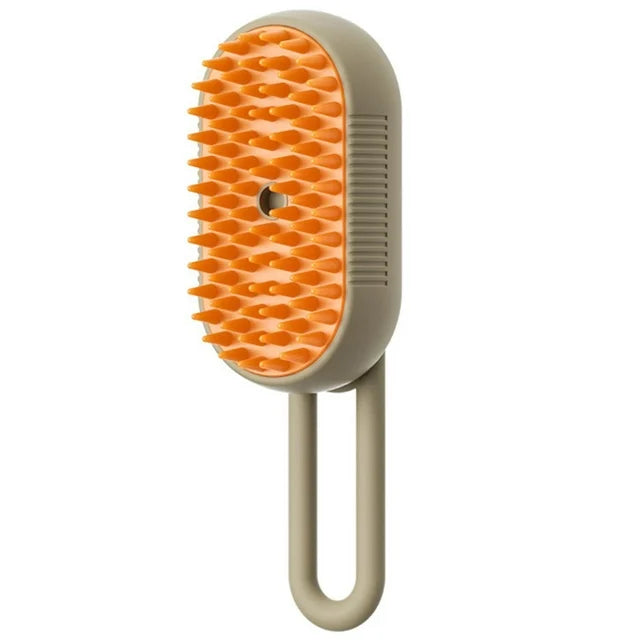 Brosse Vapeur Électrique 3-en-1 — Démêlage, Massage, Anti-Poils